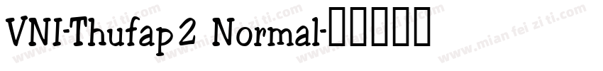VNI-Thufap2 Normal字体转换